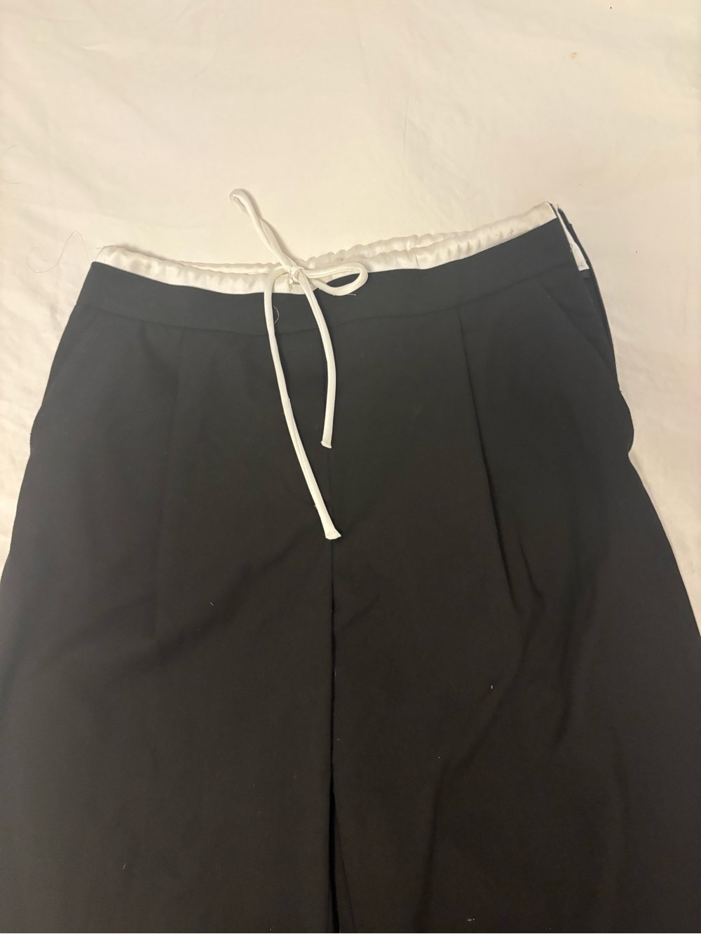 Zara Women’s Black Drawstring Dress Pants